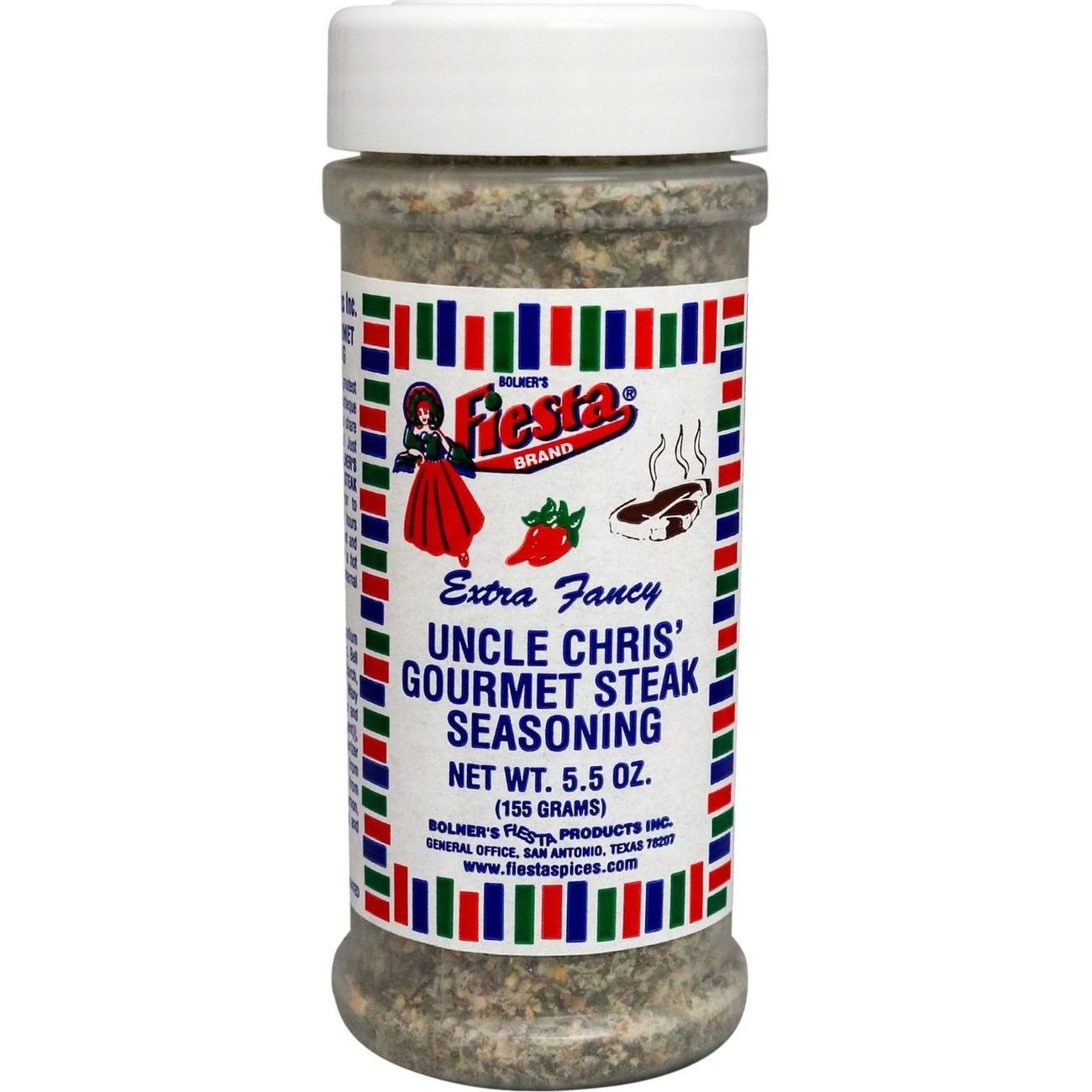 Bolner's Fiesta Uncle Chris' Gourmet Steak Seasoning Shop Spice Mixes
