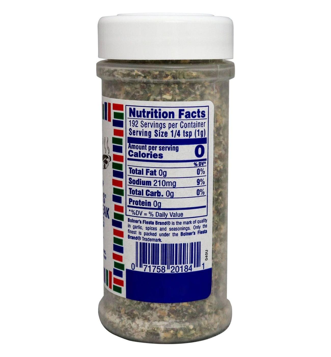 Bolner's Fiesta Uncle Chris' Gourmet Steak Seasoning; image 2 of 2