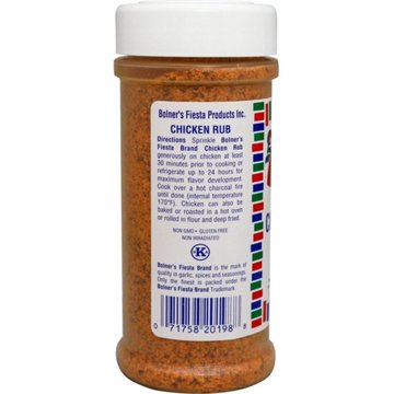 Bolner's Fiesta Chicken Rub, 6 oz