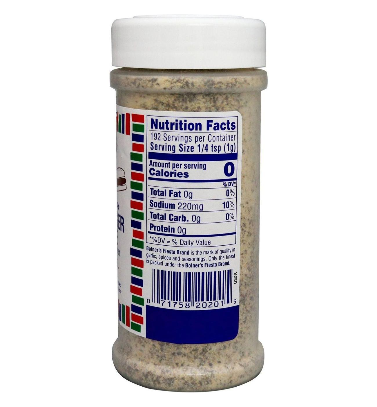 Bolner's Fiesta Hamburger Deluxe Seasoning; image 2 of 6
