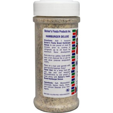 Bolner's Fiesta Hamburger Deluxe Seasoning, 7 oz
