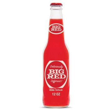 Big Red Soda Glass Bottle, 12 oz