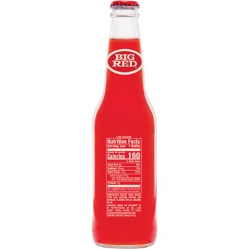 Big Red Soda Glass Bottle, 12 oz