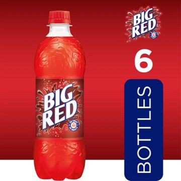 Big Red Soda 6 pk Bottles, 16.9 oz