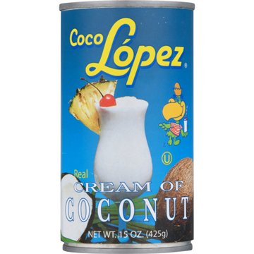 Coco Lopez Real Cream of Coconut, 15 oz