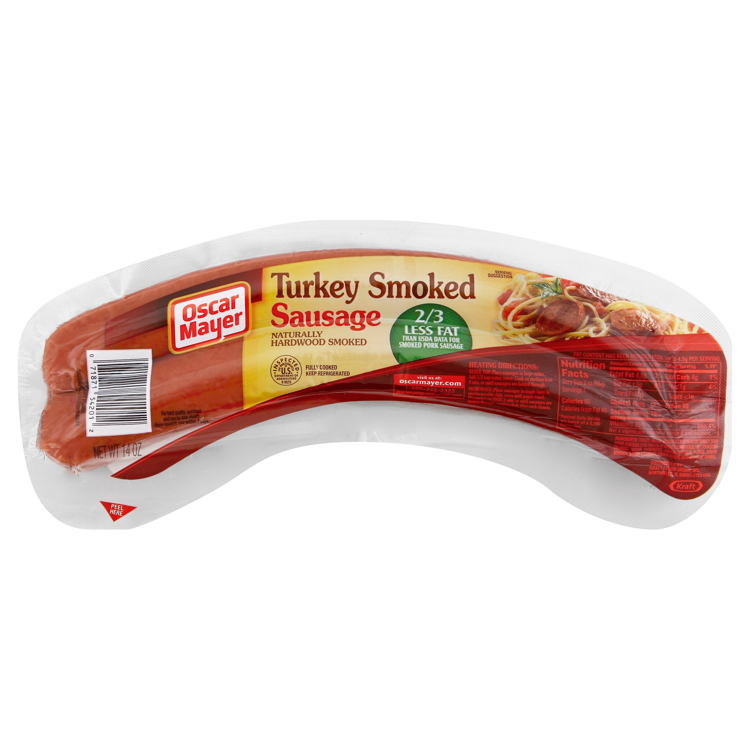 Oscar Mayer Turkey Smoked Sausage Shop Sausage at HEB