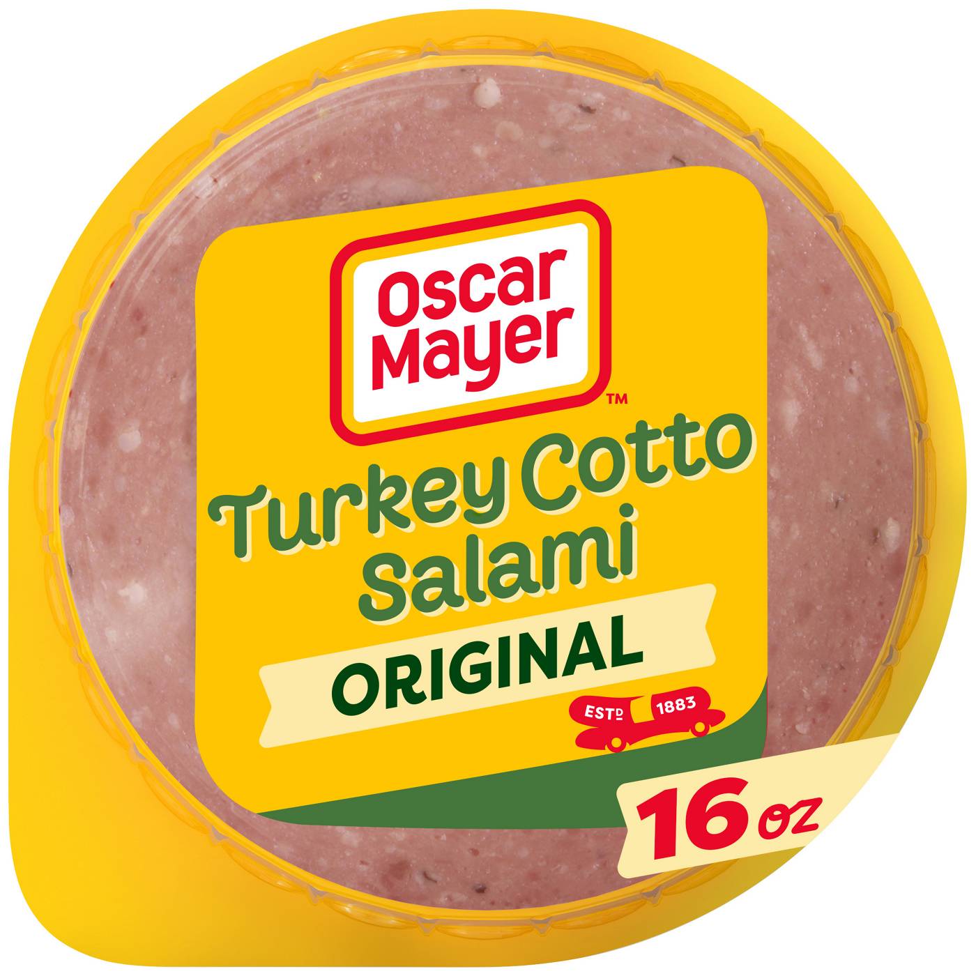 Oscar Mayer Turkey Cotto Salami Sliced Lunch Meat; image 1 of 4