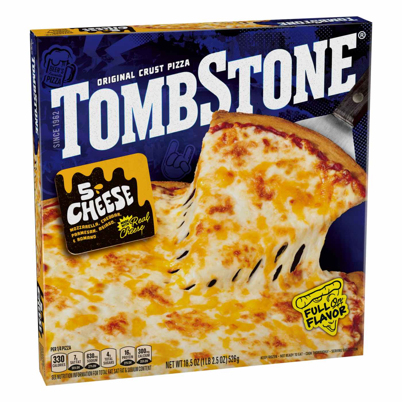 Tombstone Five Cheese Frozen Pizza; image 7 of 15