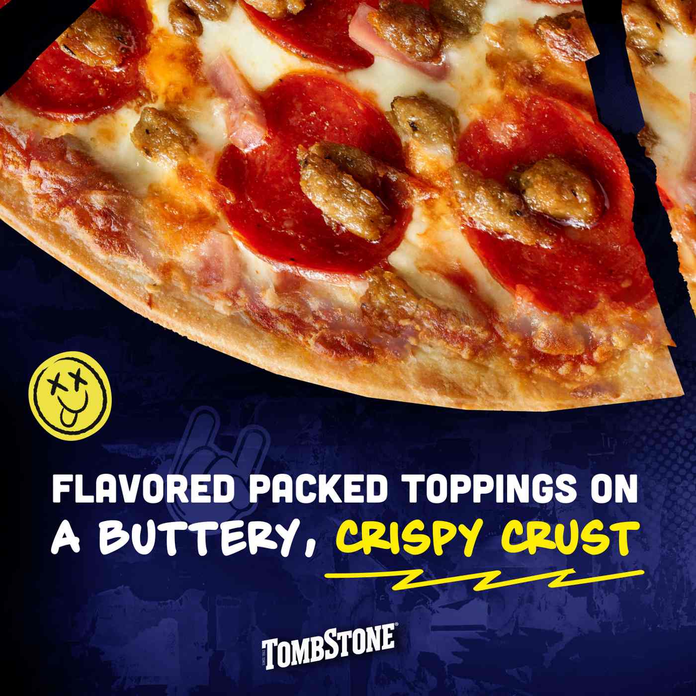 Tombstone Frozen Pizza 4 Meat Shop Pizza at HEB