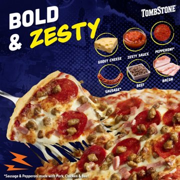 Tombstone 4 Meat Frozen Pizza