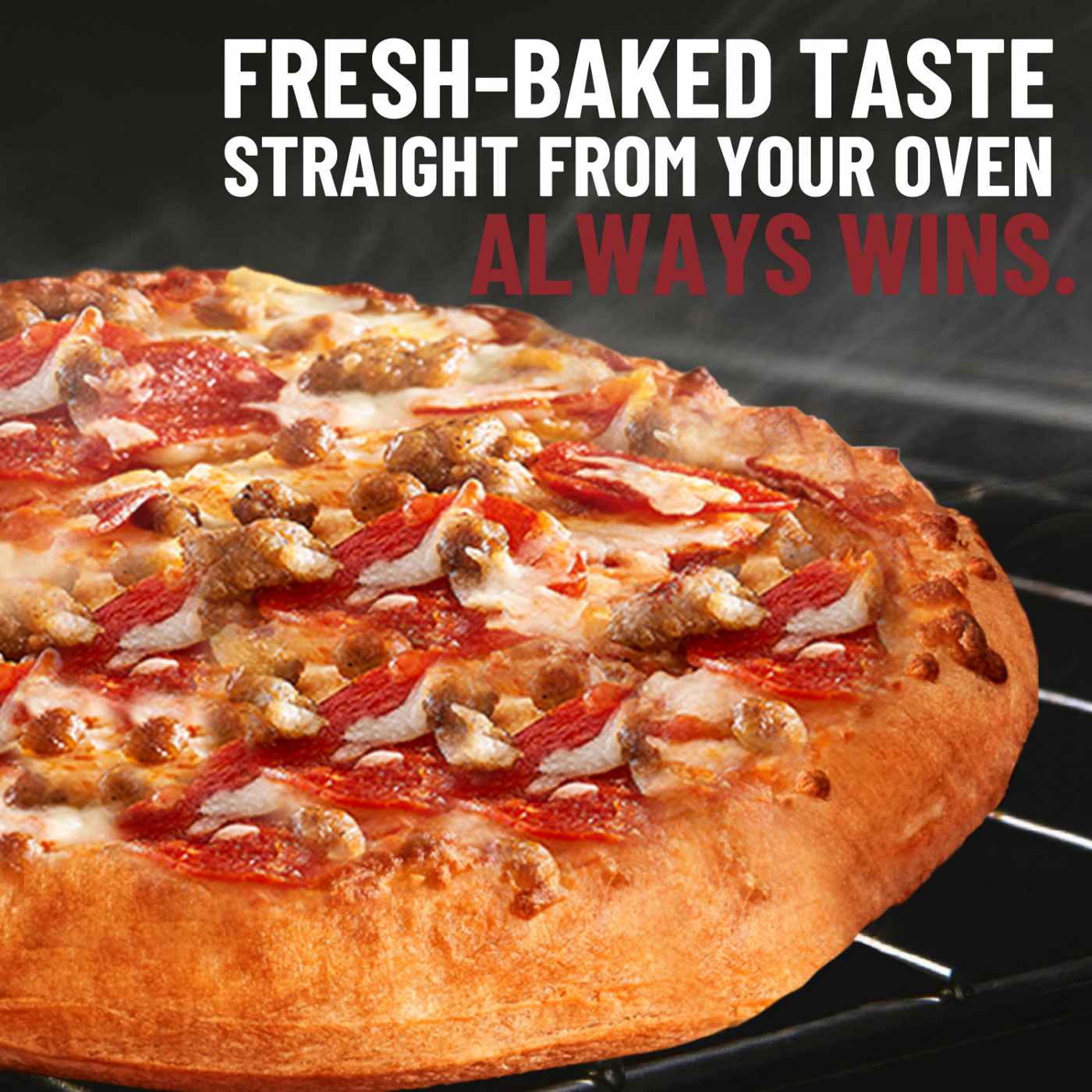 DiGiorno Rising Crust Frozen Pizza - Three Meat; image 2 of 5