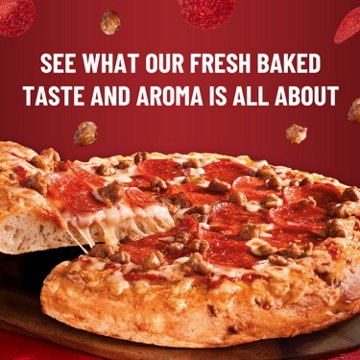 DiGiorno Rising Crust Three Meat Frozen Pizza, 27.1 oz