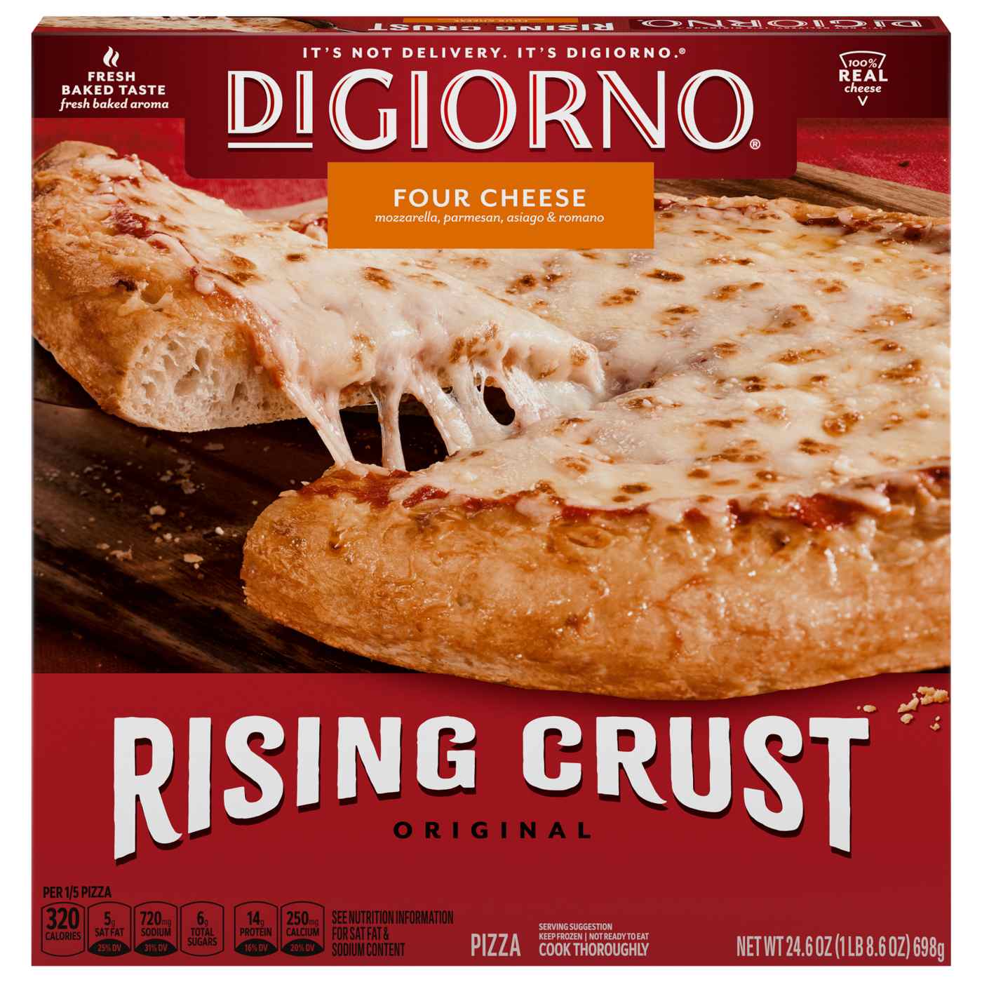 DiGiorno Rising Crust Frozen Pizza - Four Cheese; image 1 of 5