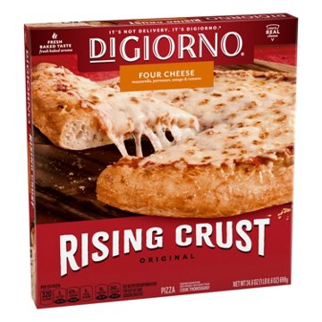 DiGiorno Rising Crust Four Cheese Frozen Pizza, 24.6 oz