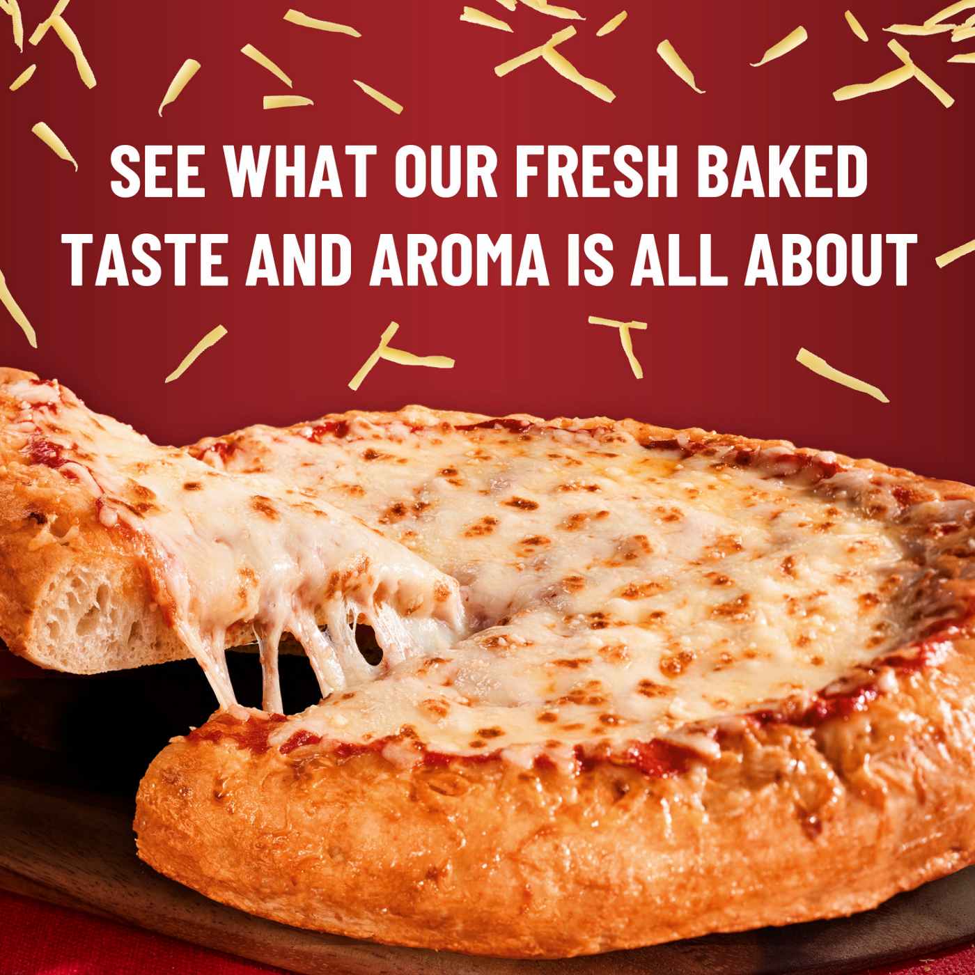 DiGiorno Rising Crust Four Cheese Frozen Pizza; image 3 of 8