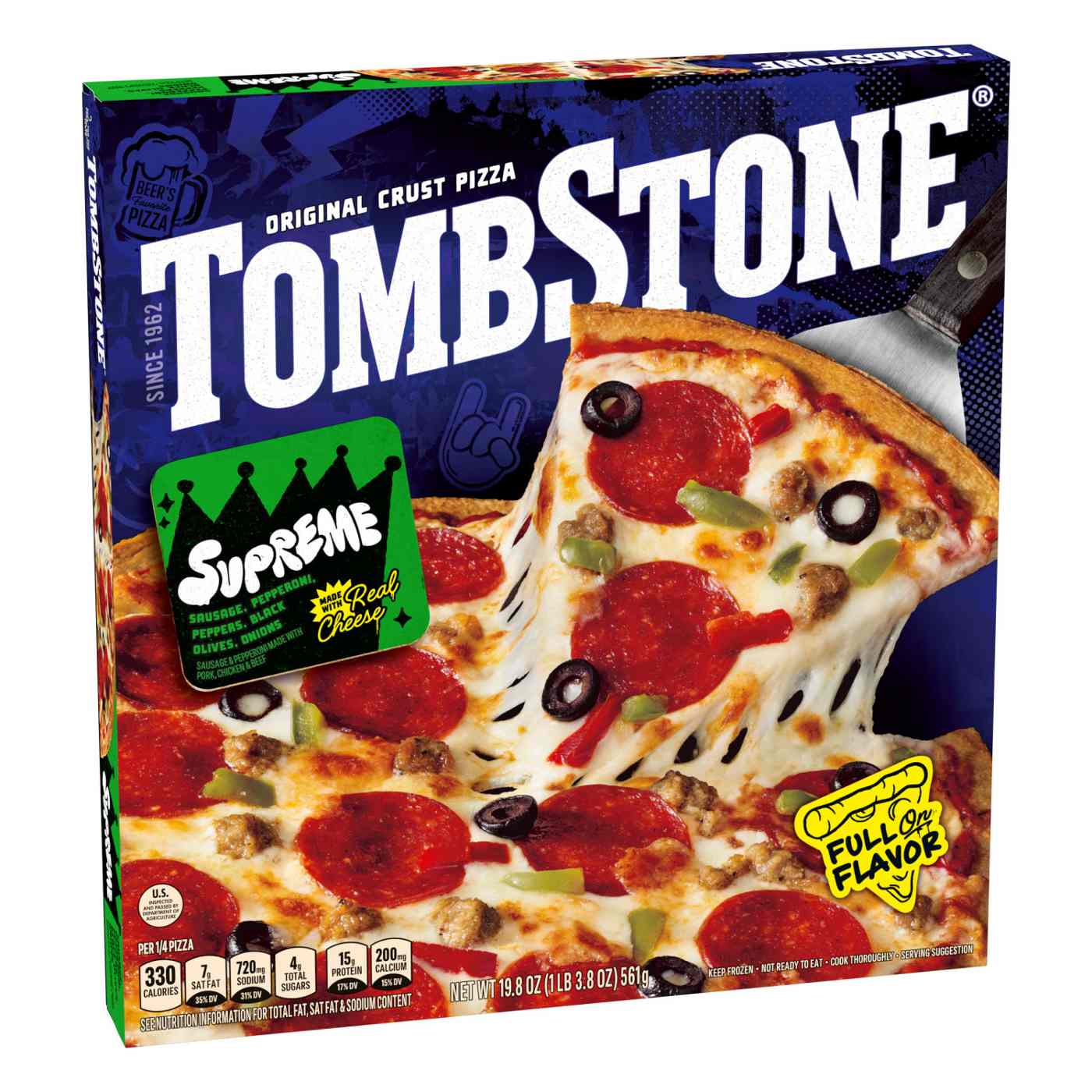 Tombstone Frozen Original Crust Supreme Pizza; image 12 of 12