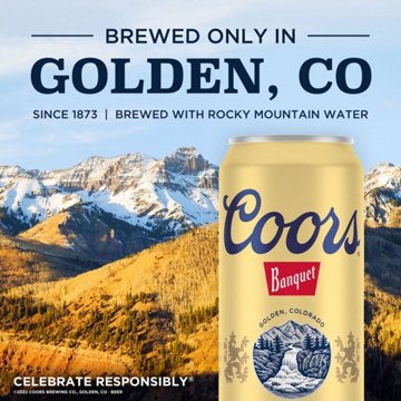Coors Banquet Beer 12 pk Cans, 12 oz