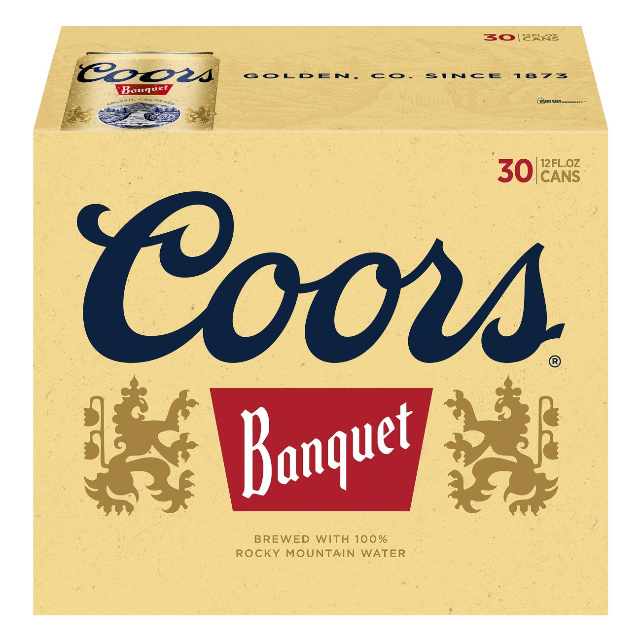 Coors Banquet Beer 30 pk Cans Shop Beer at HEB