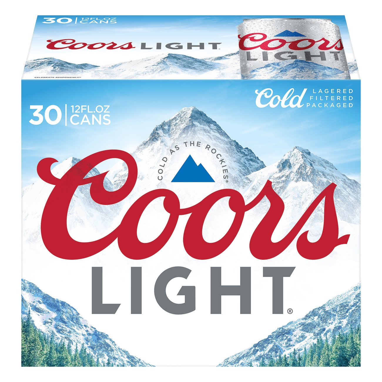Coors Light Beer 30 pk Cans - Shop Beer at H-E-B