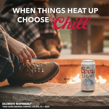 Coors Light Beer 6 pk Cans, 16 oz