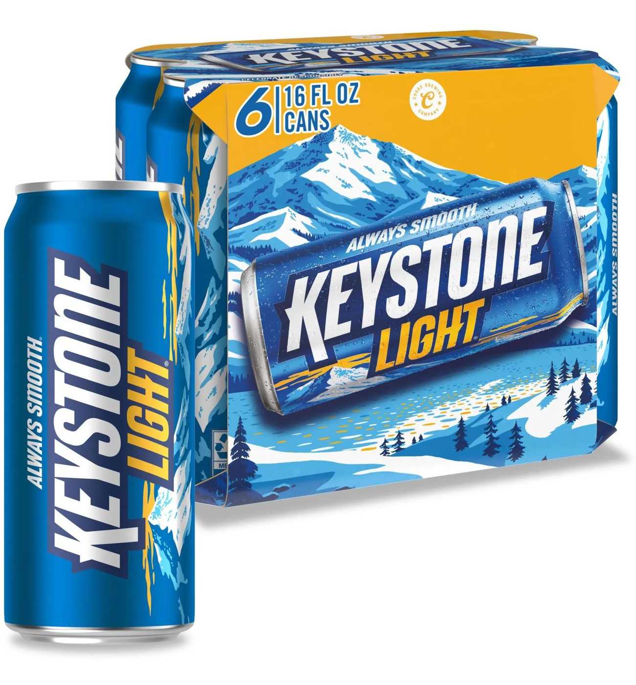Keystone Light Beer 6 pk Cans - Shop Beer at H-E-B