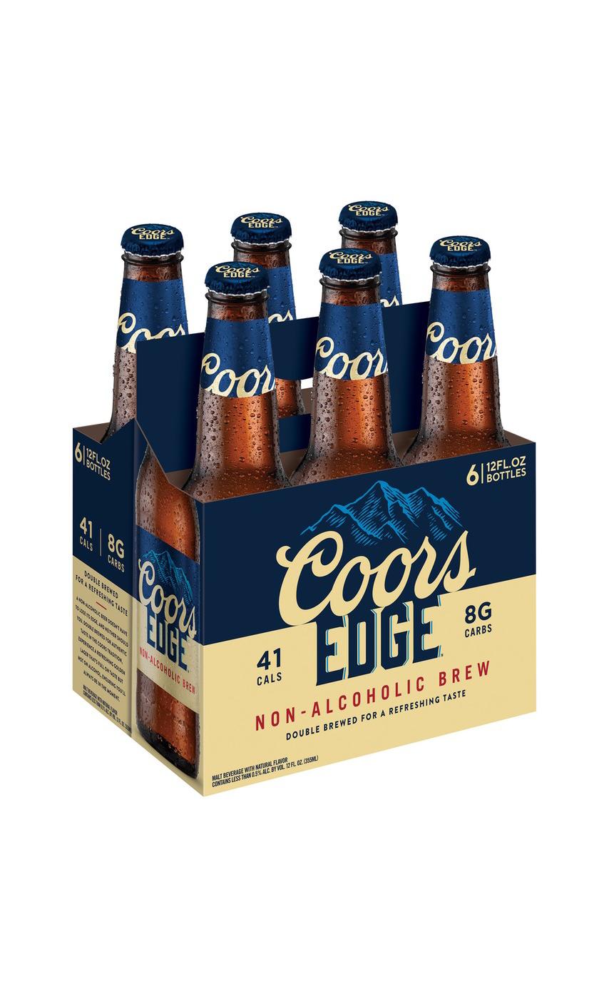 Coors Non-Alcoholic Brew 6 pk Bottles; image 2 of 2