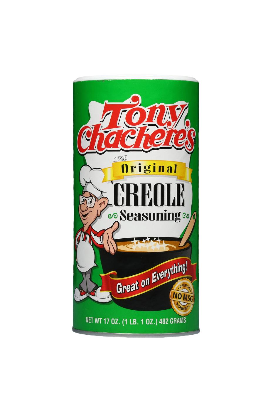 Tony Chachere's Original Creole Seasoning; image 1 of 3