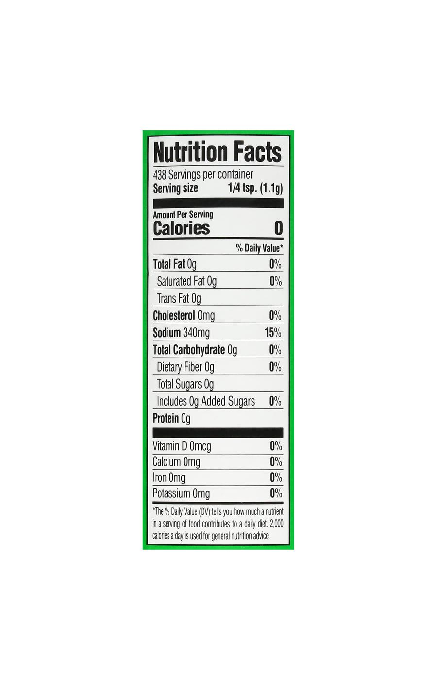 Tony Chachere's Original Creole Seasoning; image 3 of 3