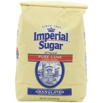 Imperial Sugar Pure Cane Extra Fine Granulated Sugar, 10 lbs