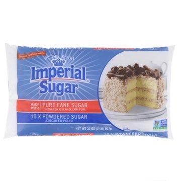 Imperial Sugar Pure Cane 10X Powdered Sugar, 2 lbs