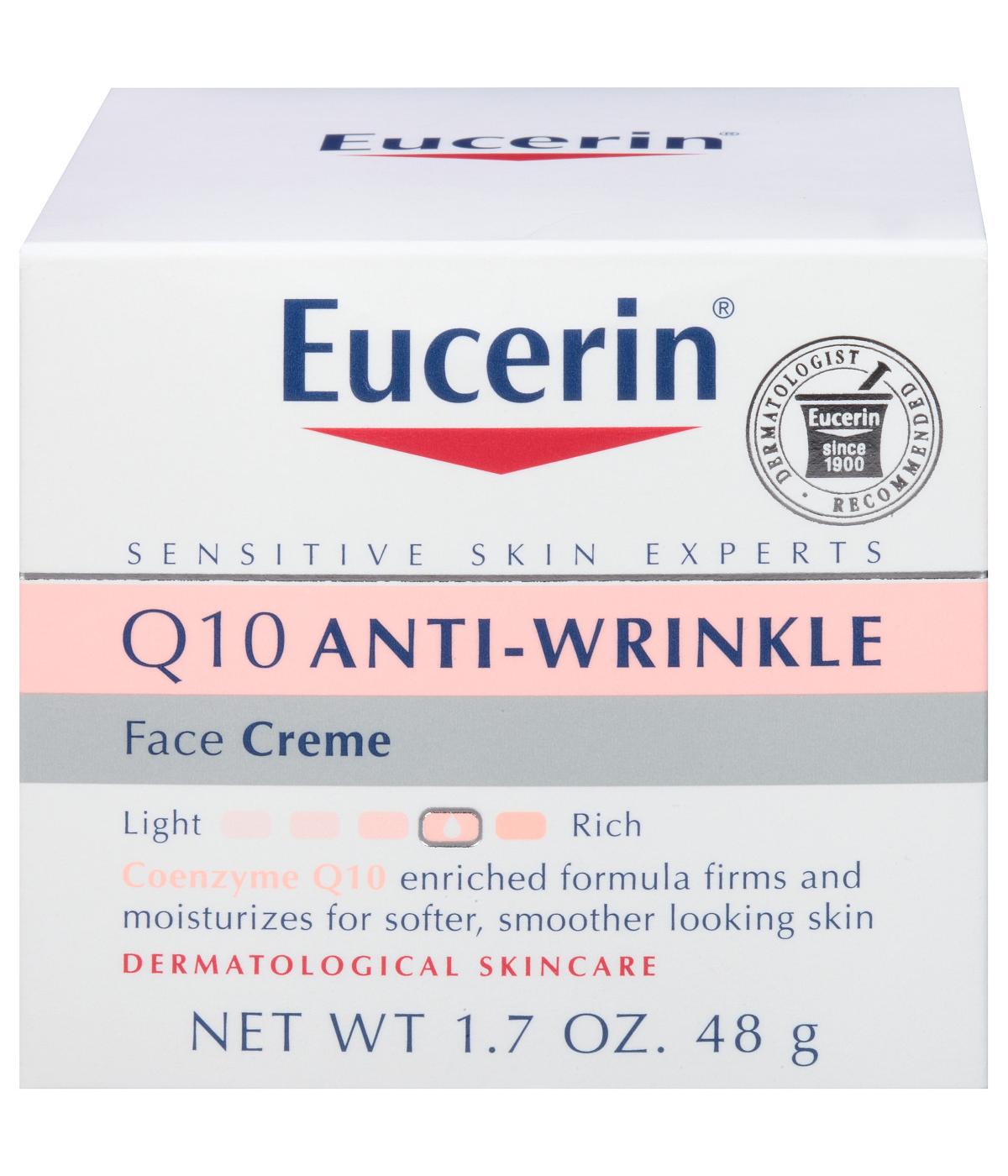 Eucerin Q10 Anti-Wrinkle Sensitive Skin Face Creme; image 5 of 5