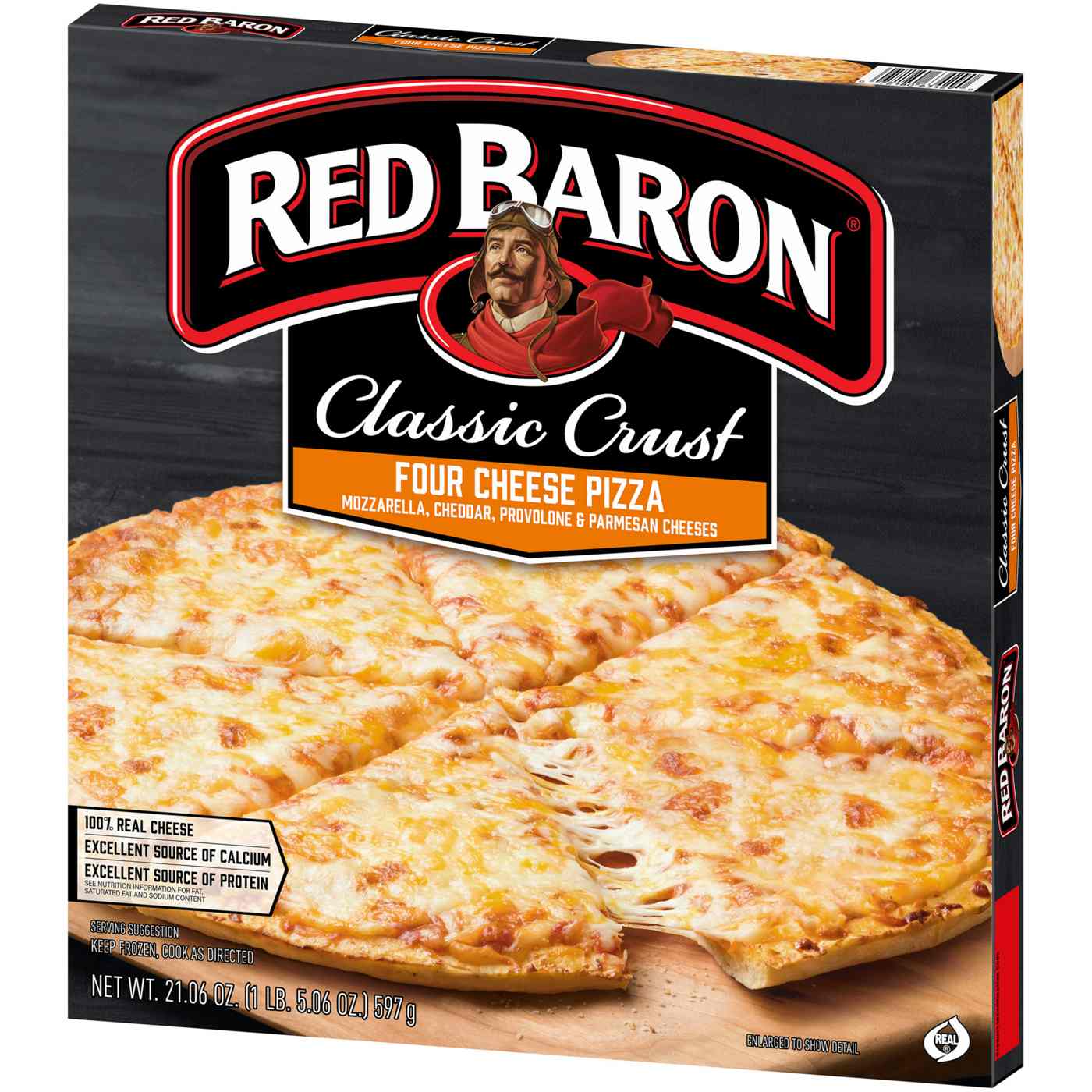 Red Baron Four Cheese Classic Crust Frozen Pizza; image 9 of 10