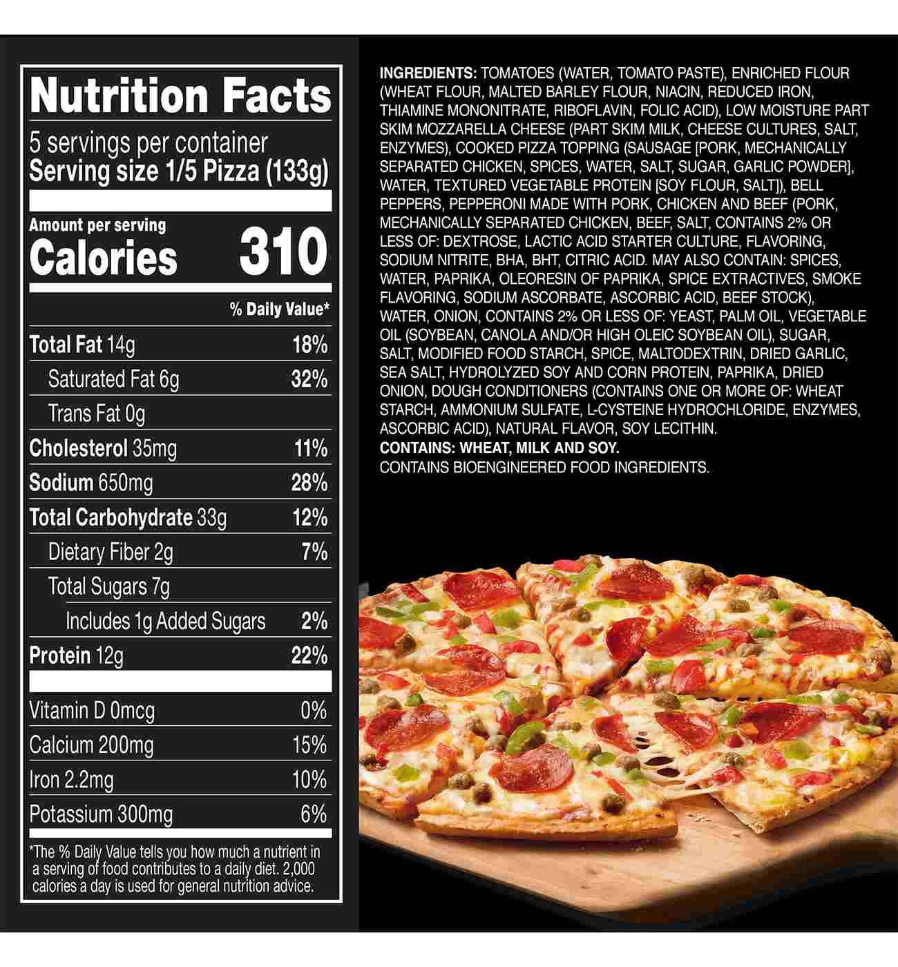 Red Baron Supreme Classic Crust Frozen Pizza; image 4 of 10