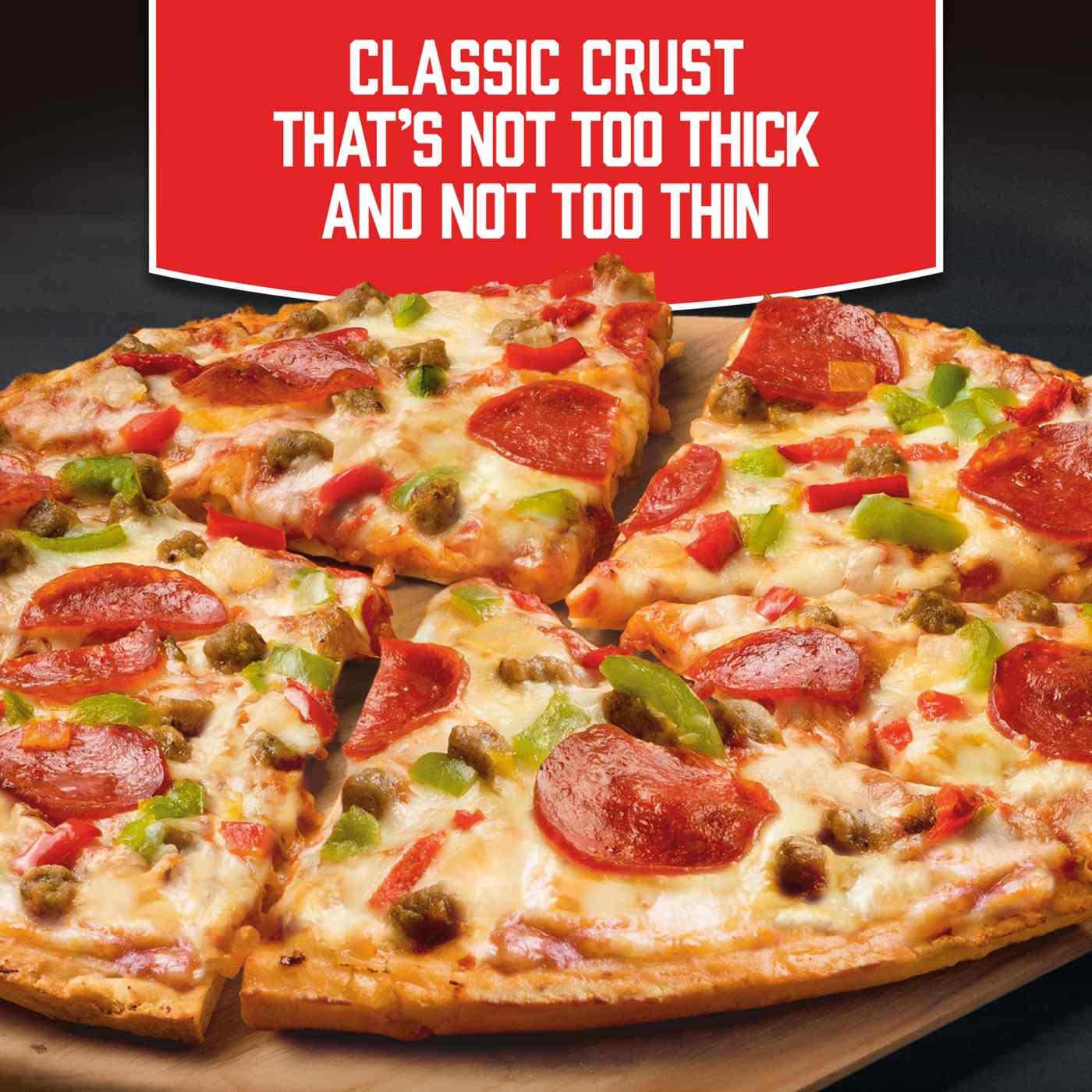 Red Baron Supreme Classic Crust Frozen Pizza; image 8 of 10