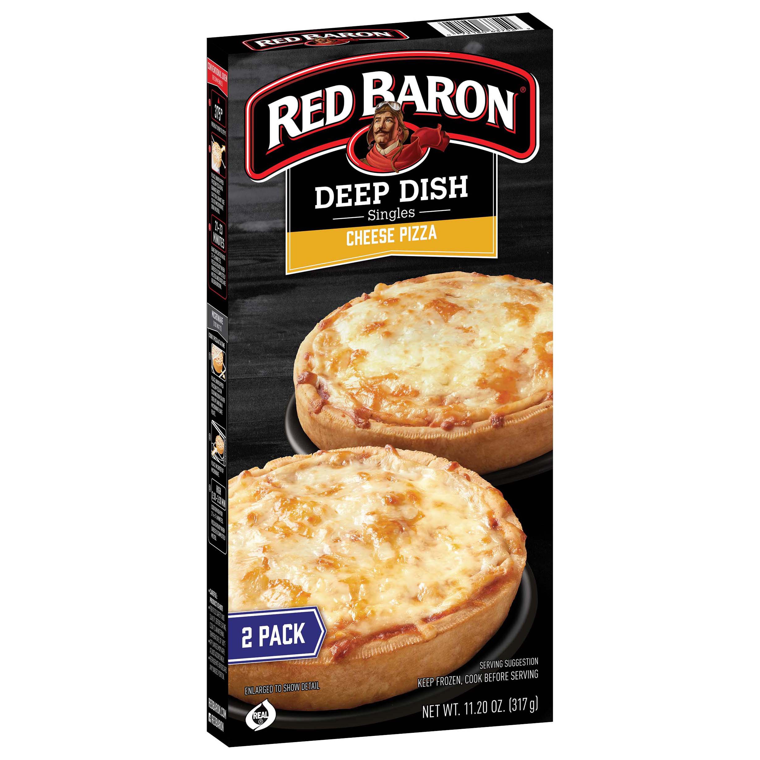 Red Baron Deep Dish Singles Cheese Pizzas Shop Pizza at HEB