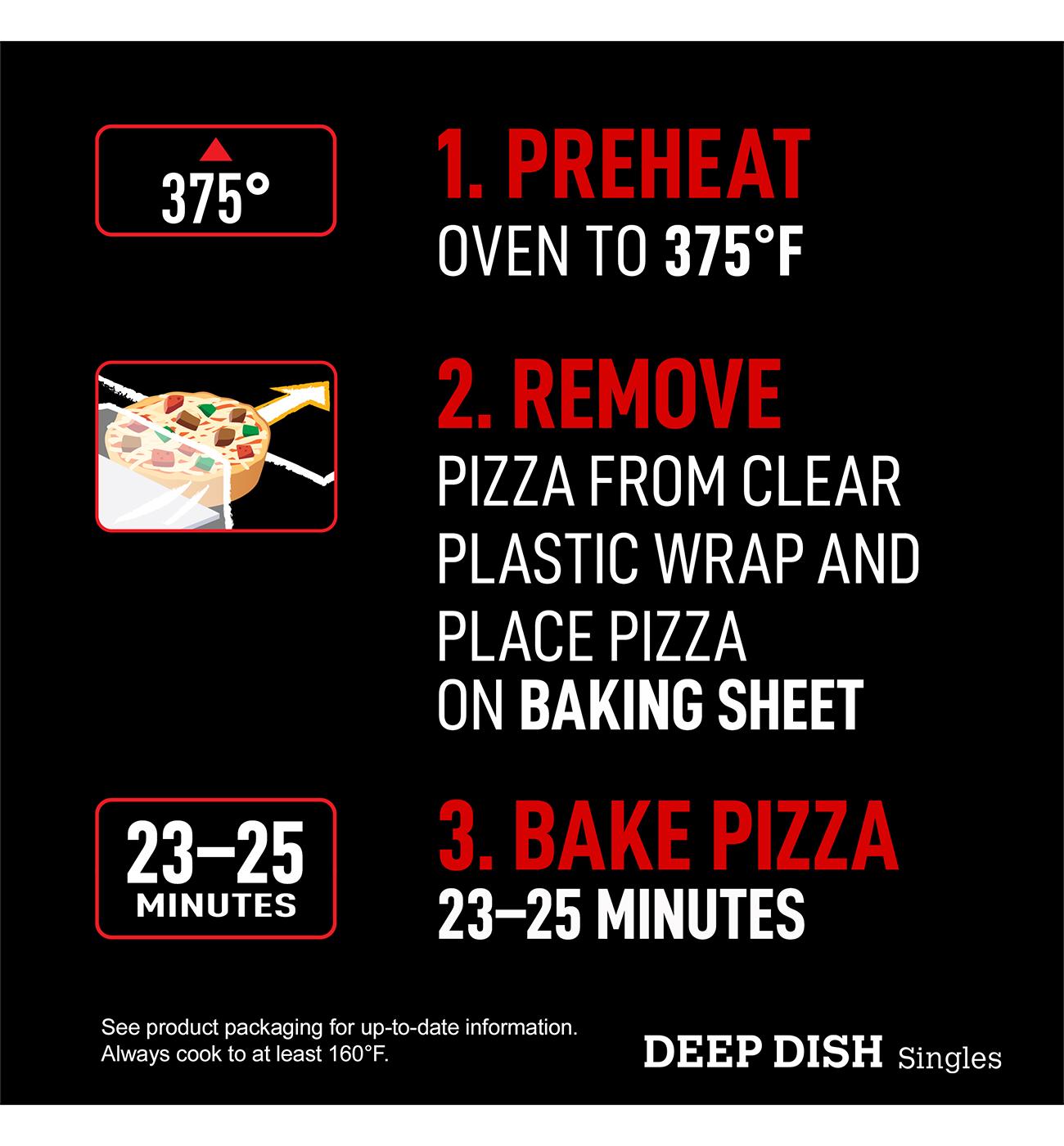 Red Baron Supreme Deep Dish Personal Frozen Pizza; image 6 of 7