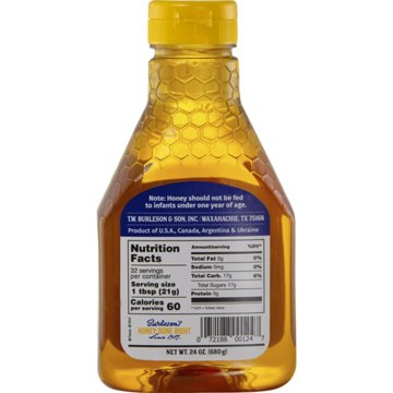 Burleson's Clover Honey, 24 oz