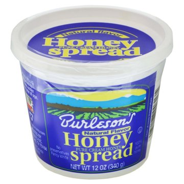 Burleson's Natural Flavor Honey Spread, 12 oz