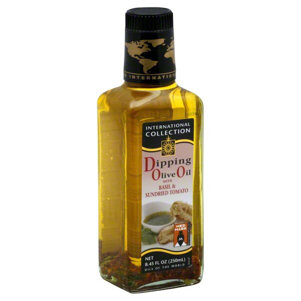 International Collection Dipping Olive Oil with Basil and Sundried