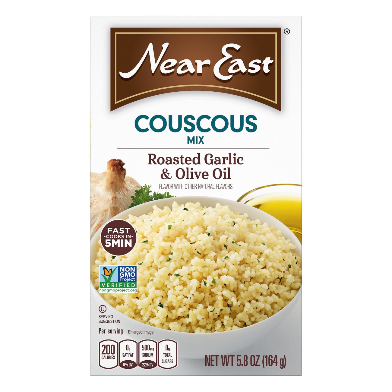 Near East Roasted Garlic & Olive Oil Couscous Mix Shop Pasta at HEB