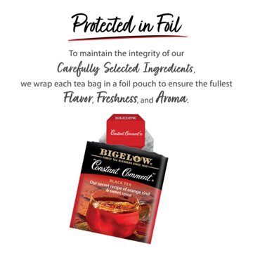 Bigelow Constant Comment Flavored with Rind of Oranges and Sweet Spice Tea Bags