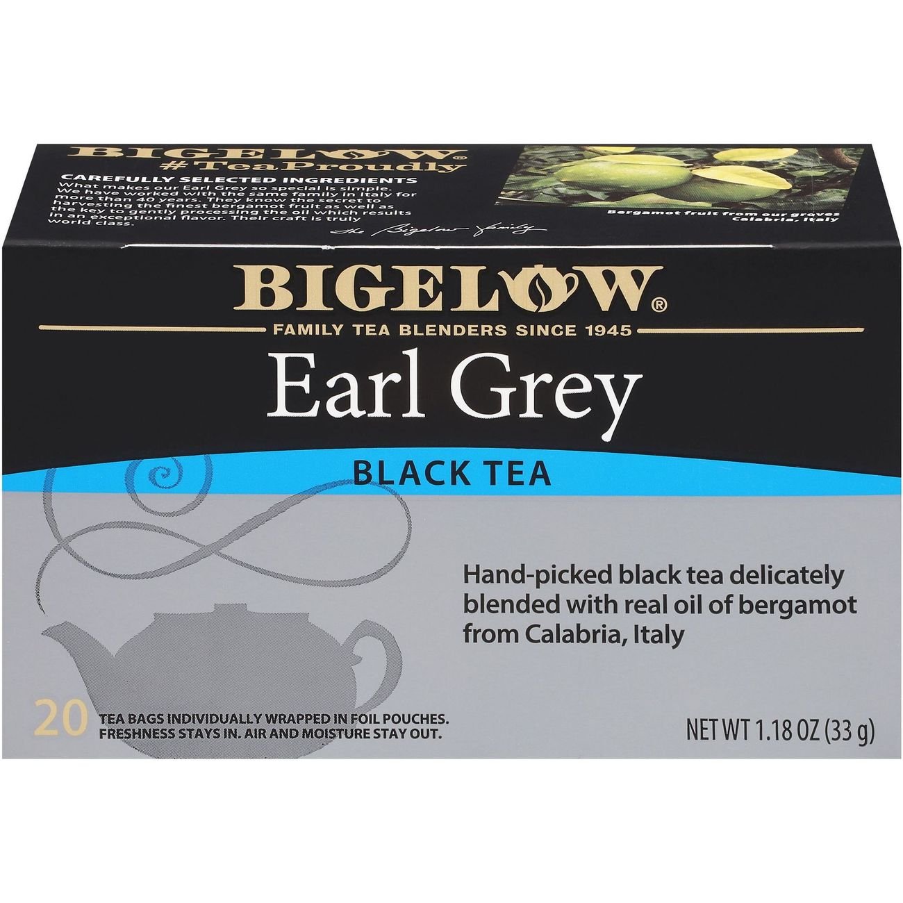 Bigelow Earl Grey Tea Bags Shop Tea at HEB