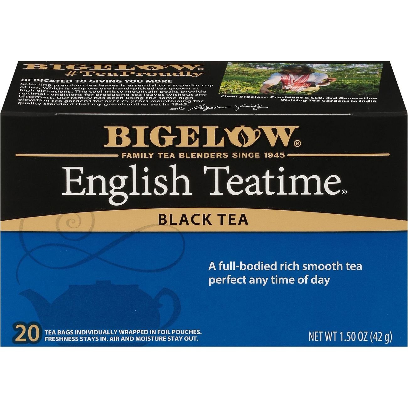 Bigelow English Teatime Tea Bags Shop Tea at HEB