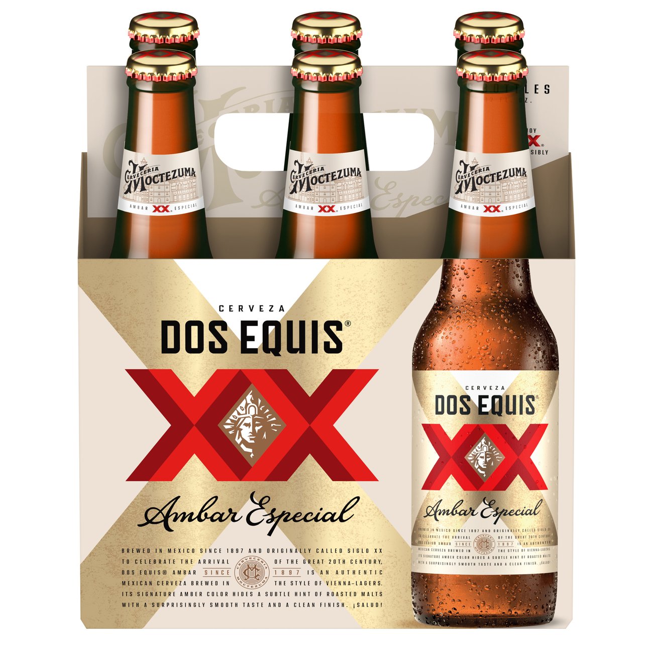 Dos Equis Ambar Beer 12 Oz Bottles Shop Beer At H E B