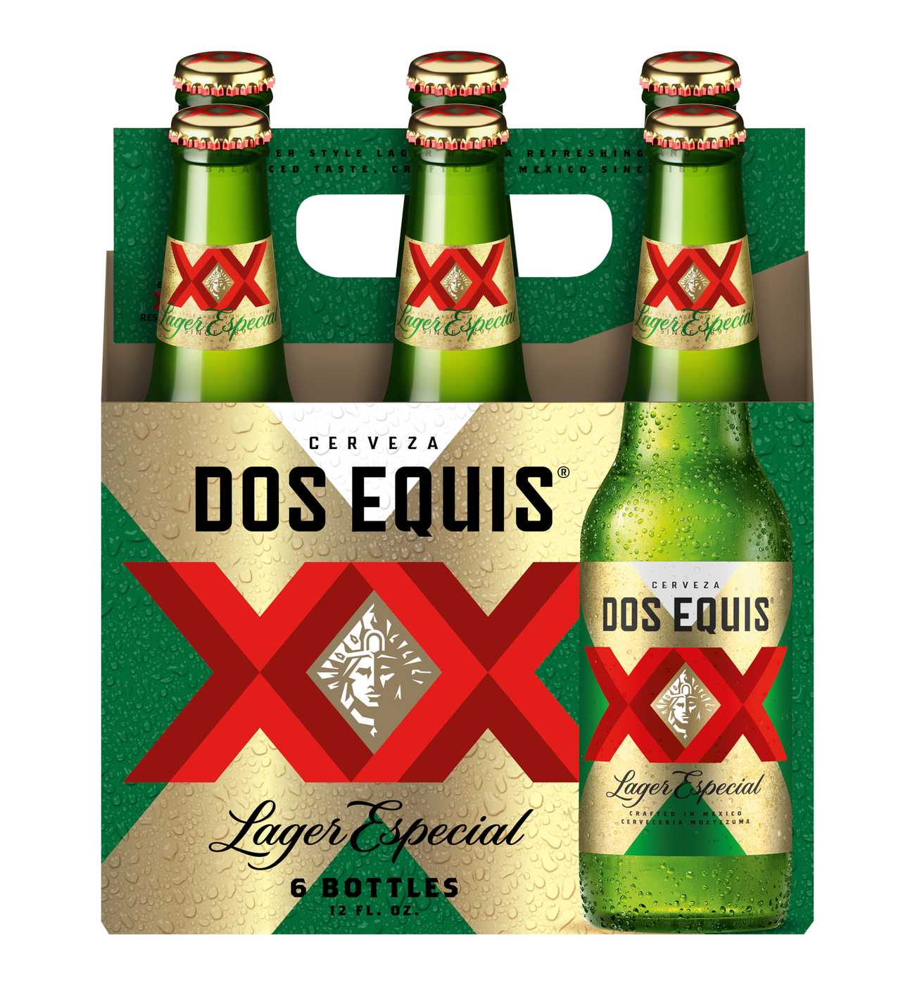 Dos Equis Lager Especial Beer 6 pk Bottles; image 2 of 3
