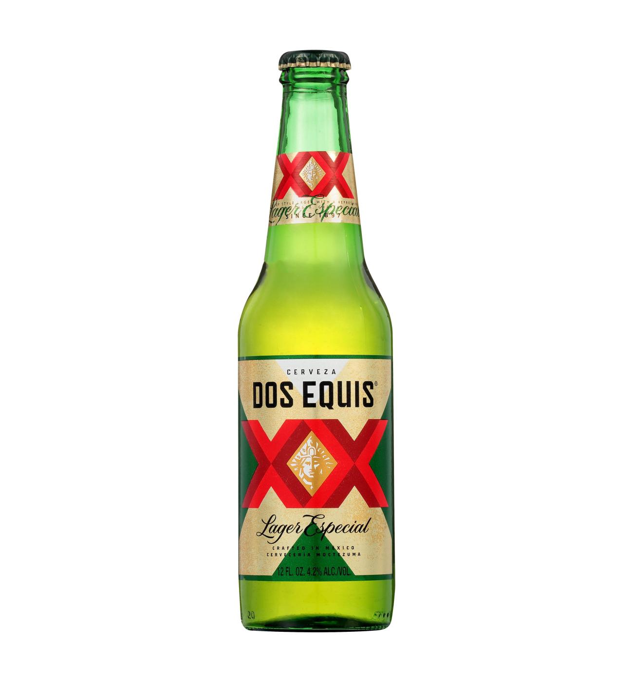 Dos Equis Lager Especial Beer 6 pk Bottles; image 3 of 3