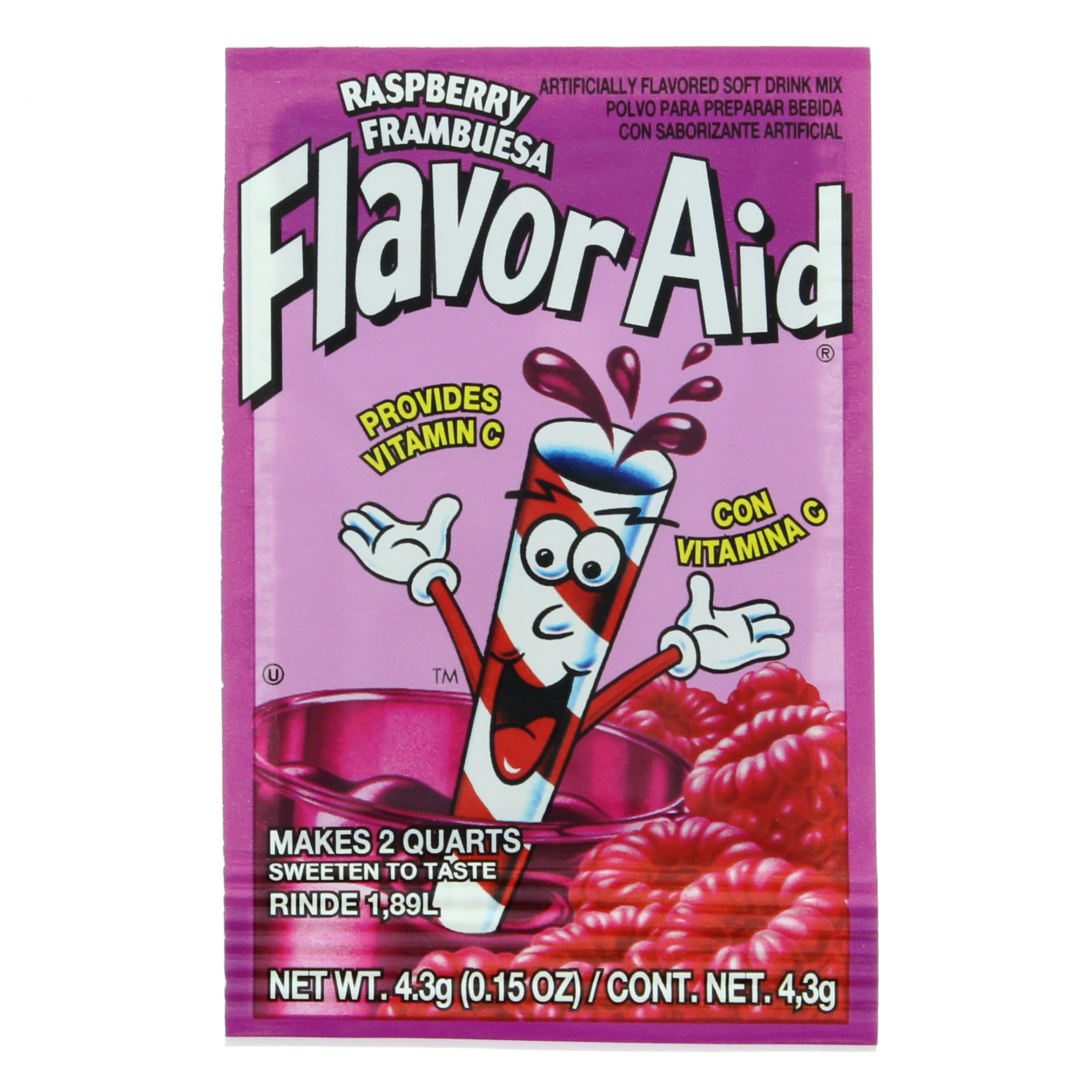 Flavor Aid Unsweetened Raspberry Drink Mix Shop Mixes & Flavor