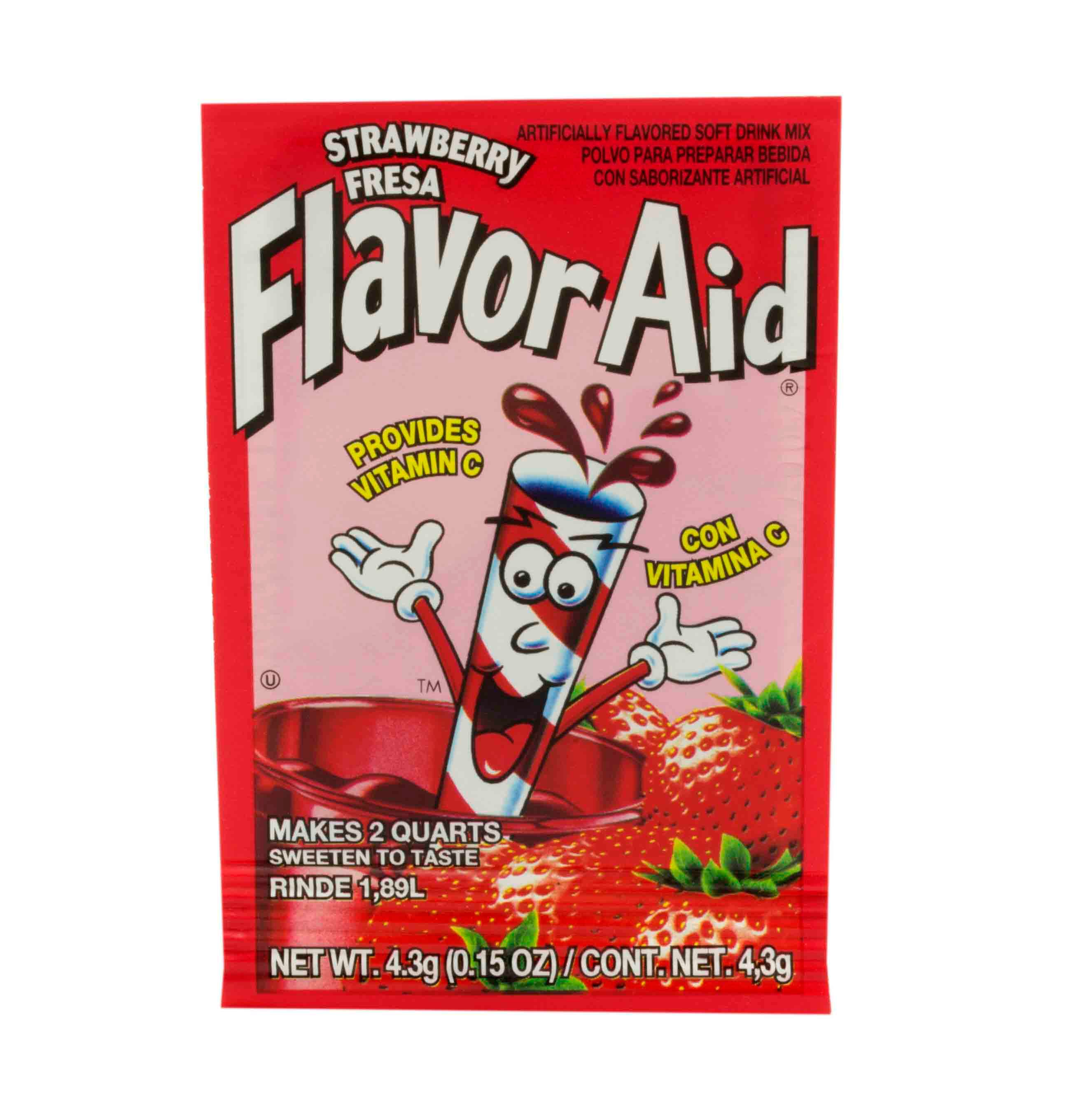 Flavor Aid Unsweetened Strawberry Drink Mix Shop Mixes & Flavor
