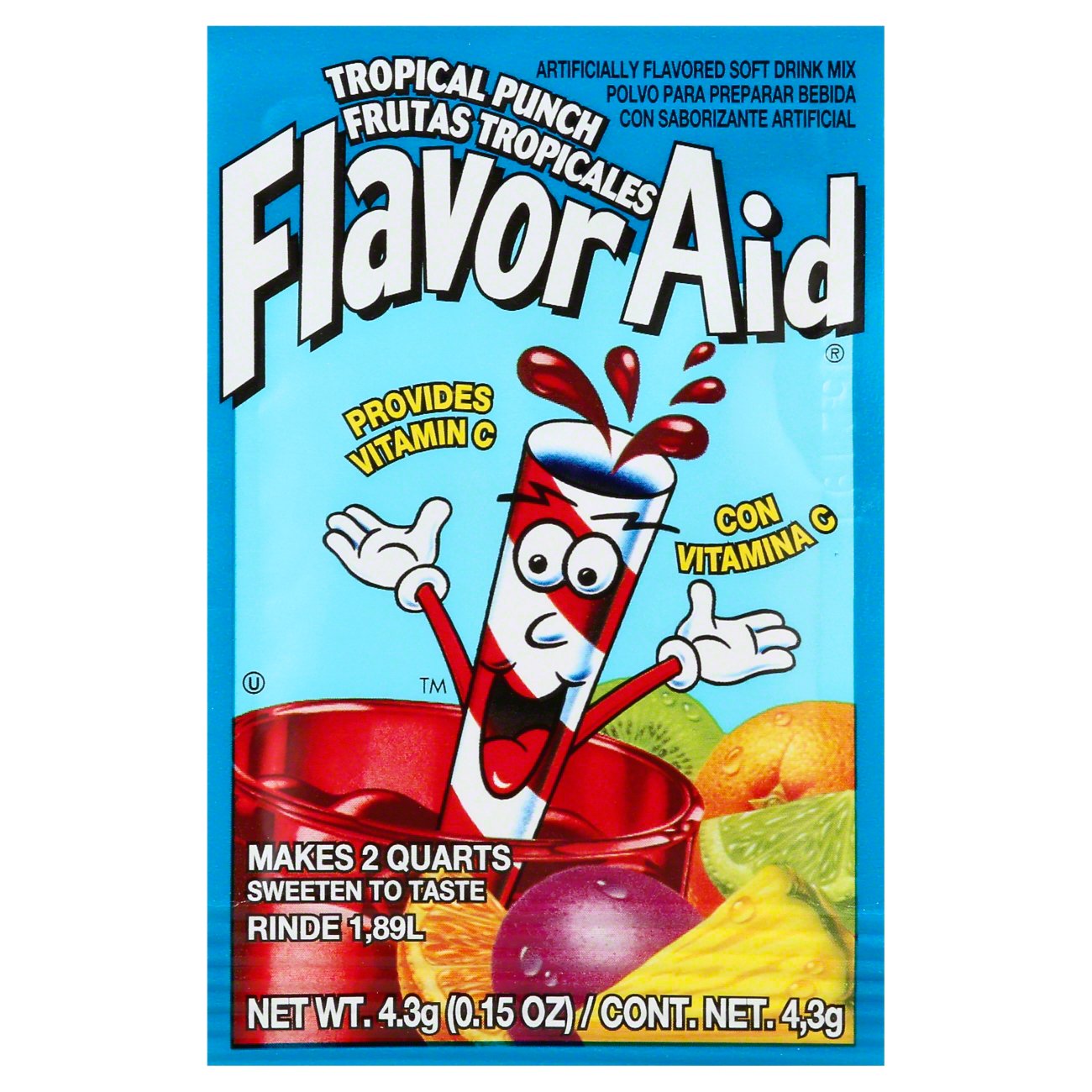 Flavor Aid Tropical Punch Drink Mix Shop Mixes Flavor Enhancers At 