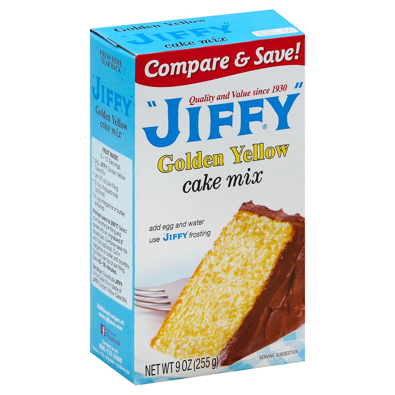 Jiffy Golden Yellow Cake Mix Shop Baking Mixes at HEB